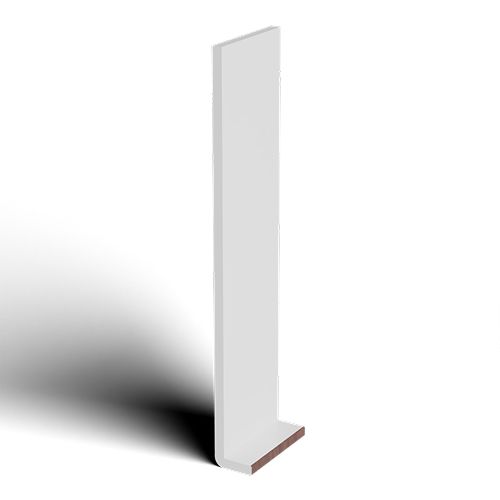 400mm Rosewood Fascia Capping Box End Board - 10mm x 1.25mtr