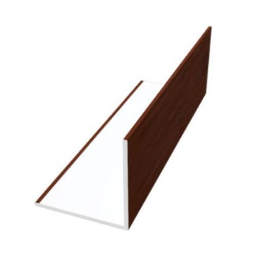PVC Rigid Angle - 30mm x 5mtr Rosewood
