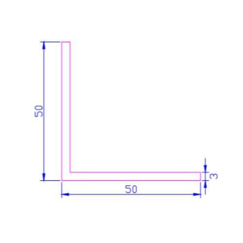 PVC Rigid Angle - 50mm x 5mtr Black Ash Woodgrain