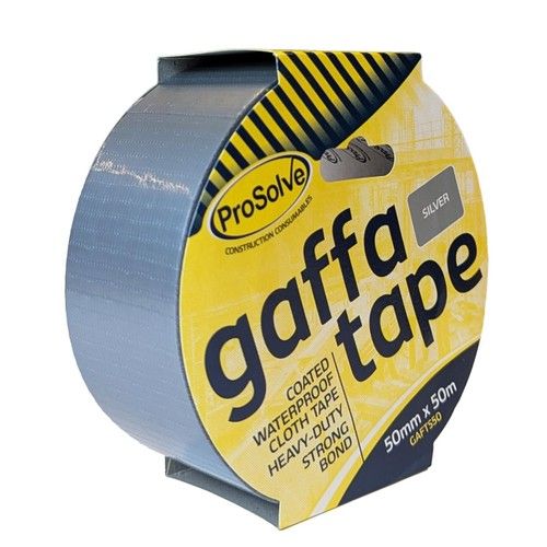 ProSolve Gaffa Tape - 50mm x 50mtr Silver