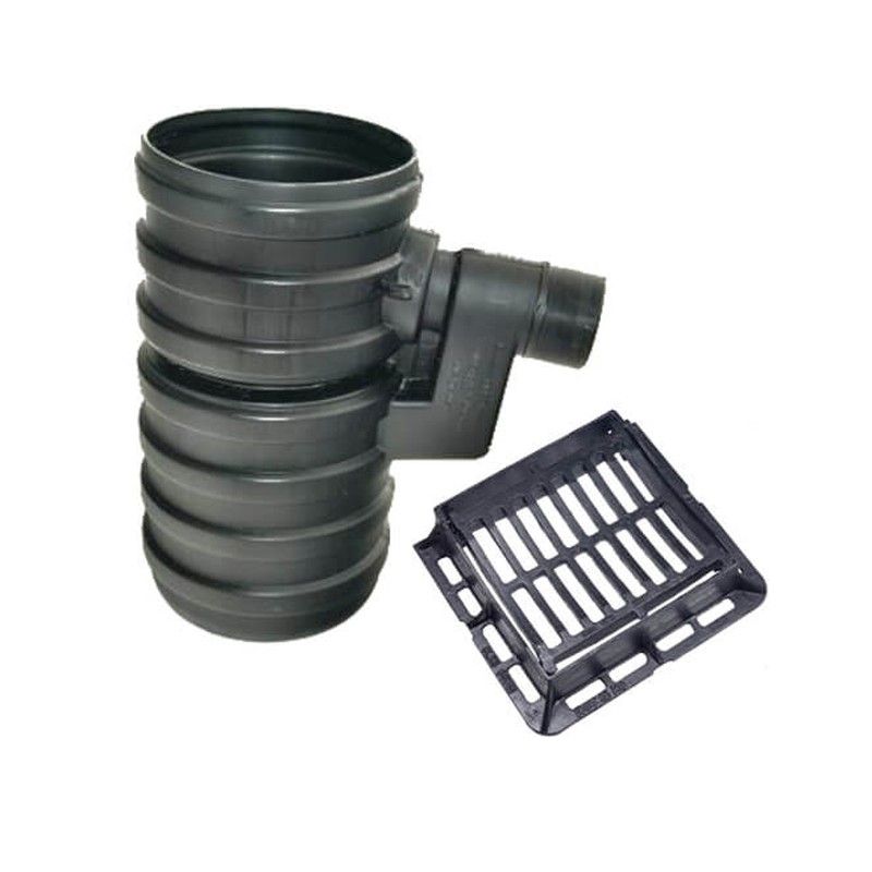 Yard Gully Set with Ductile Iron Grating - 40 Tonne x 450mm x 900mm x 160mm Outlet