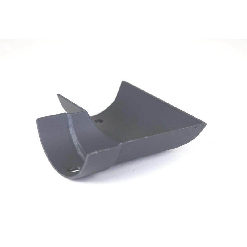 Cast Iron Half Round Gutter Left Hand Angle - 90 Degree x 100mm Primed