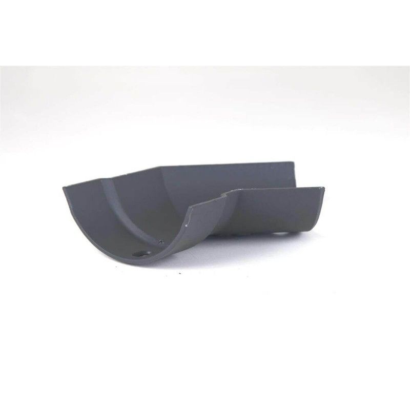 Cast Iron Half Round Gutter Right Hand Angle - 135 Degree x 125mm Primed