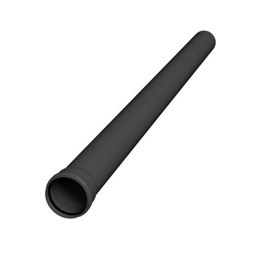 FloPlast 110mm Industrial/Xtraflo Downpipe Kit - Hopper - Black