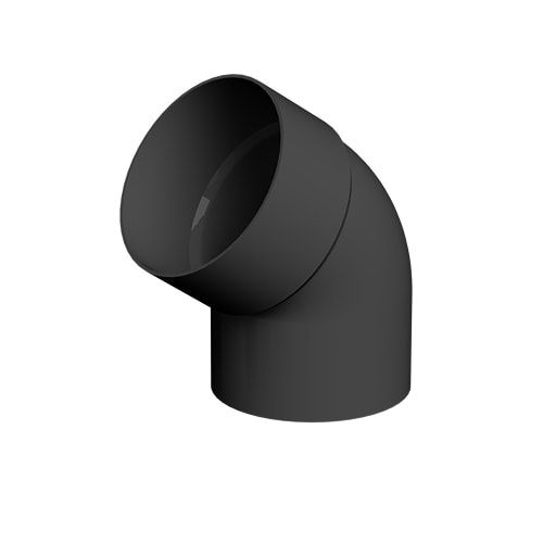 FloPlast 110mm Industrial/Xtraflo Downpipe Kit - Swan Neck - Black