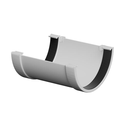 FloPlast 16mtr 170mm Industrial/Xtraflo Gutter Kit - Stopend Outlet - White