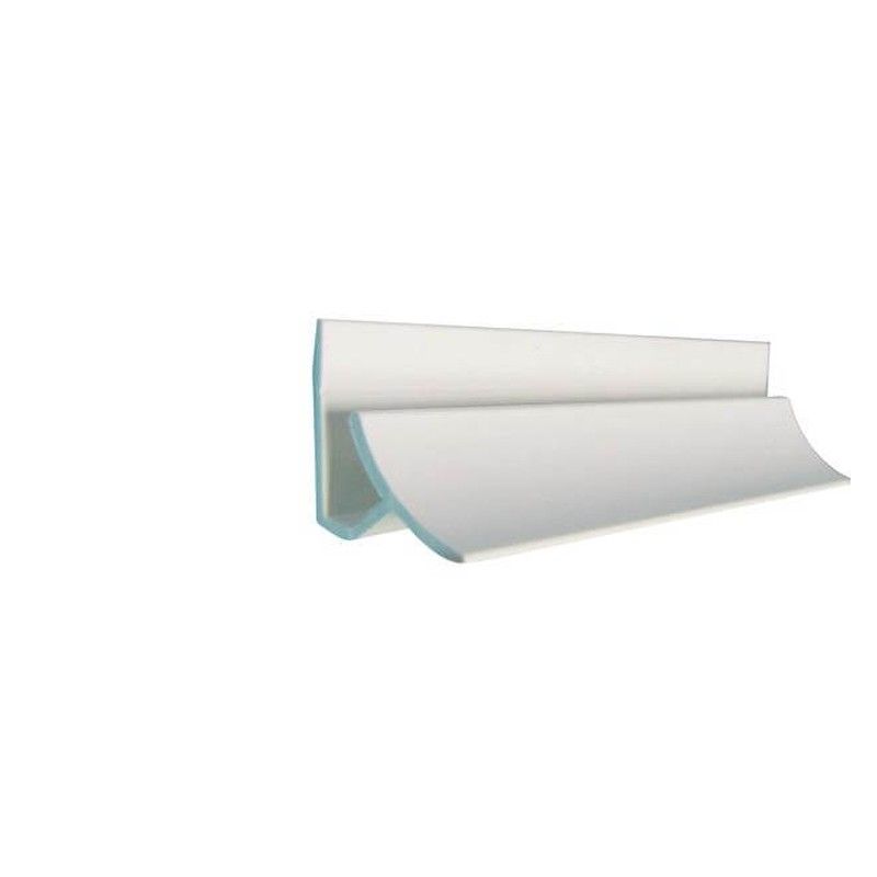Hygiene Cladding Internal Corner - for 2-3mm Sheets x 3mtr Length White