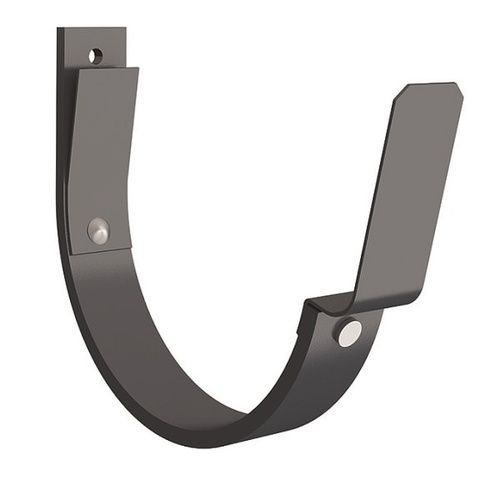 Lindab Steel Gutter 70mm Flex-Fit Fascia Bracket - 125mm Graphite