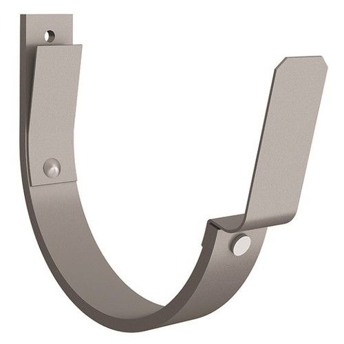 Lindab Steel Gutter 70mm Flex-Fit Fascia Bracket - 190mm Anthracite Metallic