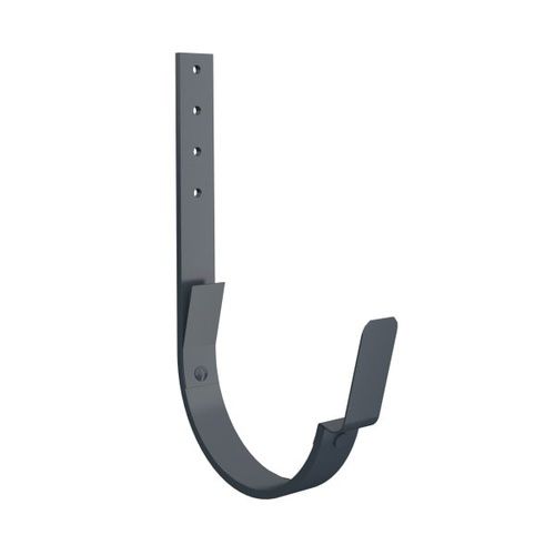 Lindab Steel Gutter 180mm Flex-Fit Rafter Bracket - 150mm Graphite