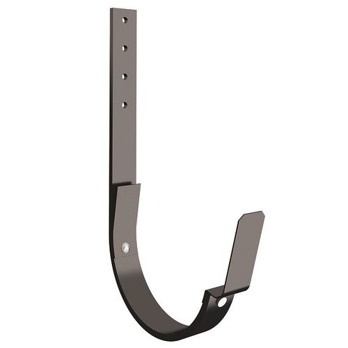 Lindab Steel Gutter 210mm Flex-Fit Rafter Bracket - 125mm Black