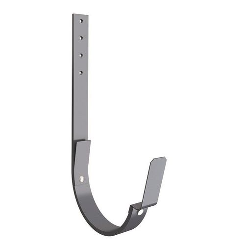 Lindab Steel Gutter 240mm Flex-Fit Fascia Bracket - 190mm Graphite