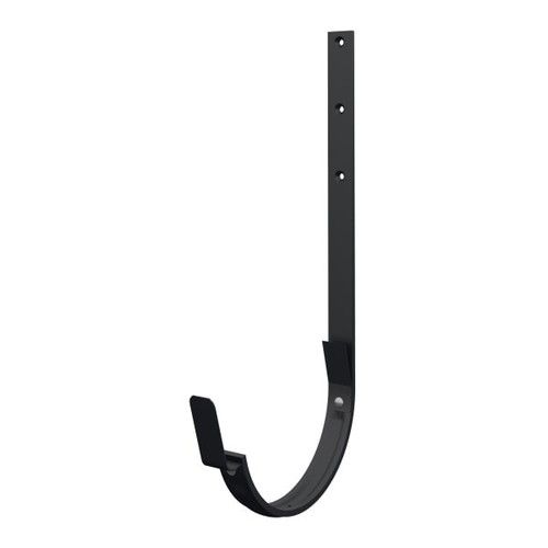 Lindab Steel Gutter 330mm Flex-Fit Rafter Bracket - 150mm Matte Black