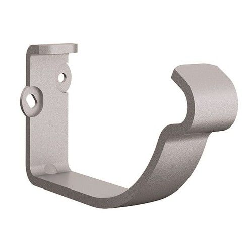 Lindab Steel Gutter Fascia Bracket - 150mm Silver Metallic