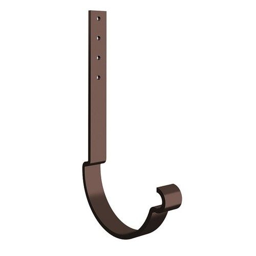 Lindab Steel Gutter 200mm Rafter Bracket - 125mm Coffee Brown