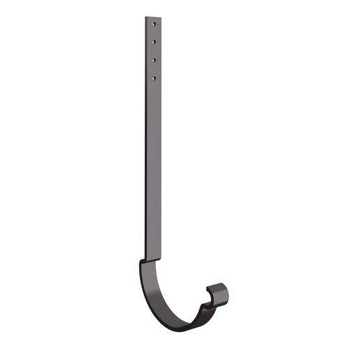 Lindab Steel Gutter 350mm Rafter Bracket - 125mm Coffee Brown