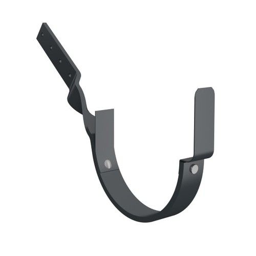 Lindab Steel Gutter Side Fix Rafter Bracket - 150mm Anthracite Grey