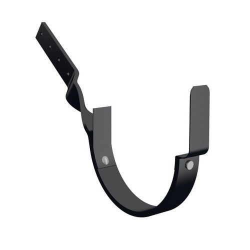 Lindab Steel Gutter Side Fix Rafter Bracket - 150mm Matte Black