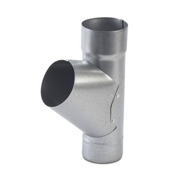Galeco Steel Downpipe Branch - 100mm Galvanised