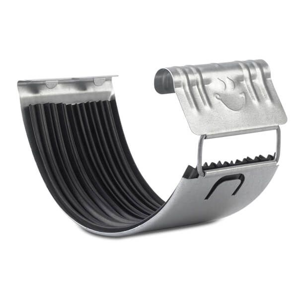 Galeco Steel Gutter Union - 120mm Galvanised