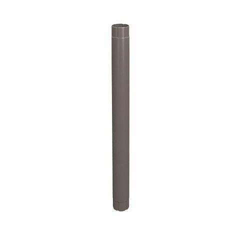 Lindab Steel Intermediate Downpipe - 120mm x 1mtr Anthracite Metallic