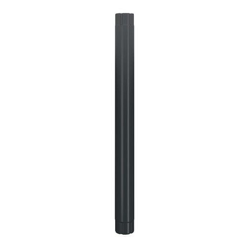 Lindab Steel Intermediate Downpipe - 75mm x 1mtr Anthracite Grey