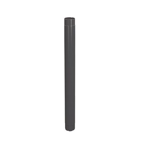 Lindab Steel Intermediate Downpipe - 75mm x 1mtr Graphite