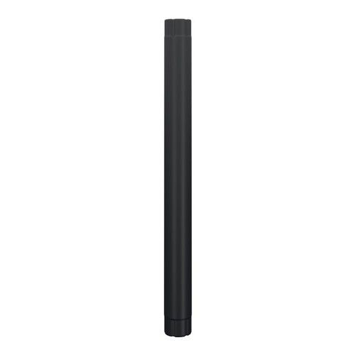Lindab Steel Intermediate Downpipe - 87mm x 1mtr Matte Black