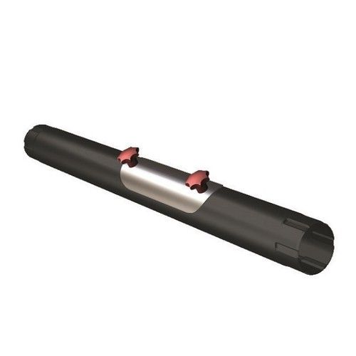 Lindab Steel Rod Access Downpipe - 100mm x 1mtr Anthracite Grey