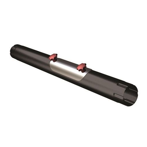 Lindab Steel Rod Access Downpipe - 100mm x 1mtr Black