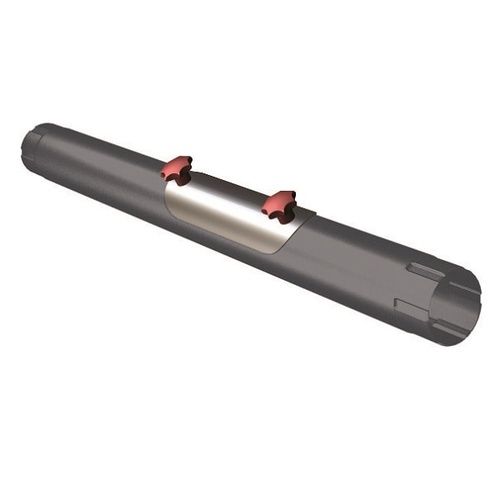 Lindab Steel Rod Access Downpipe - 100mm x 1mtr Graphite