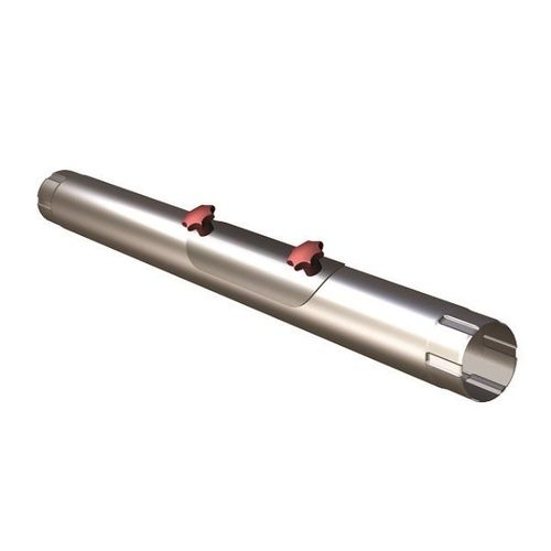 Lindab Magestic Steel Rod Access Downpipe - 87mm x 1mtr Galvanised