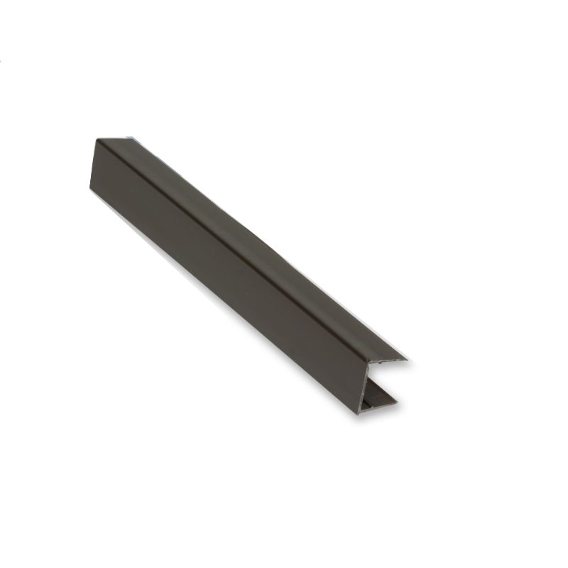 Exitex PVC Sheet End Closure - 25mm x 2.1mtr Brown