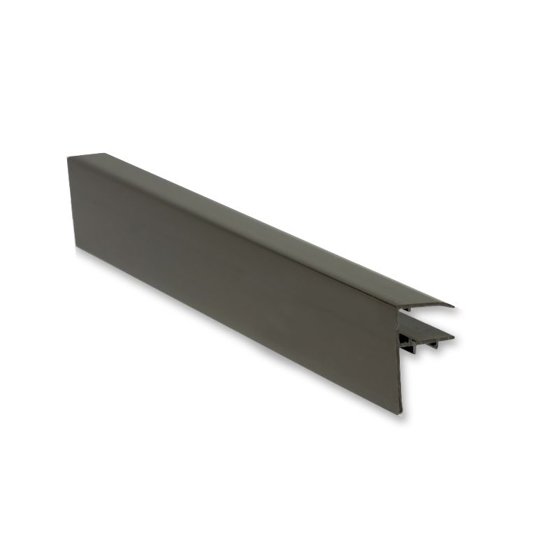 Exitex PVC F Section Rafter Supported - 10mm x 3mtr Brown