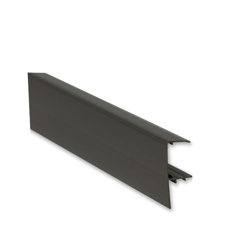 Exitex PVC F Section Rafter Supported - 25mm x 4mtr Brown