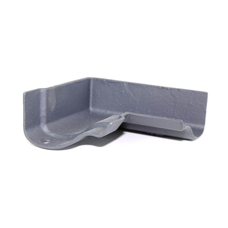 Cast Iron Ogee Gutter Internal Angle - 90 Degree x 115mm Primed