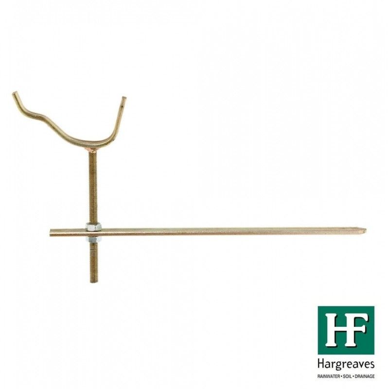 Cast Iron Ogee Gutter Rise & Fall Bracket - 115mm Galvanised