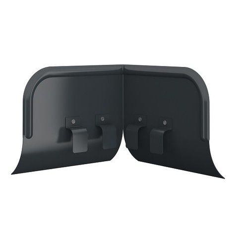 Lindab Steel Gutter Corner Overflow Protector - Anthracite Grey