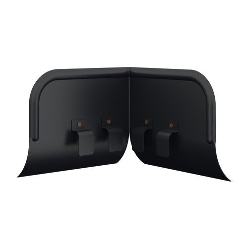 Lindab Steel Gutter Corner Overflow Protector - Matte Black