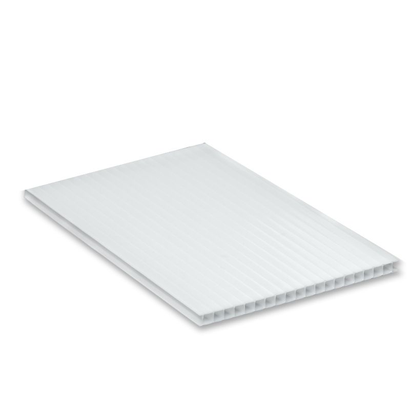 Polycarbonate Sheet Twinwall - 10mm x 800mm x 2mtr Opal