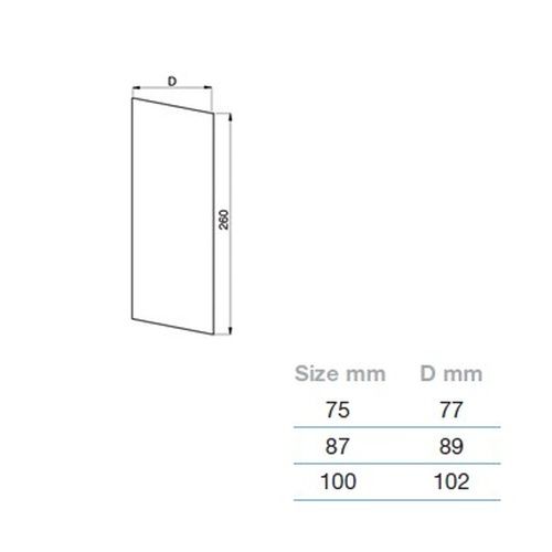 Lindab Steel Sliding Downpipe - 100mm Black