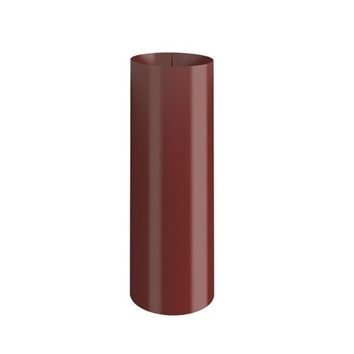 Lindab Steel Sliding Downpipe - 100mm Dark Red