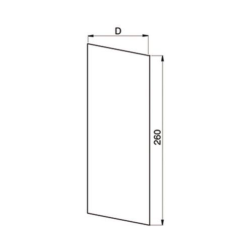 Lindab Steel Sliding Downpipe - 100mm Tile Red