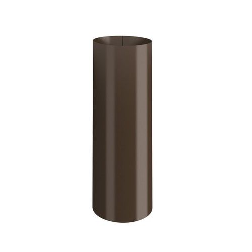 Lindab Steel Sliding Downpipe - 75mm Brown