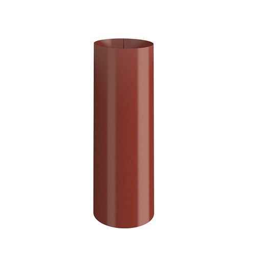 Lindab Steel Sliding Downpipe - 87mm Tile Red
