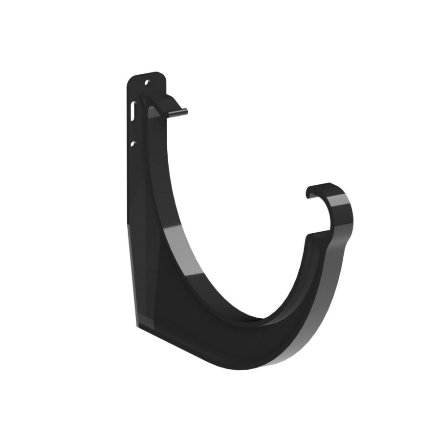 Galeco PVC Half Round Gutter Kit Black - 150mm