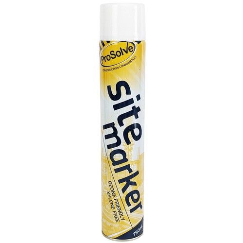 ProSolve Aerosol Site Marker Paint - White 750ml