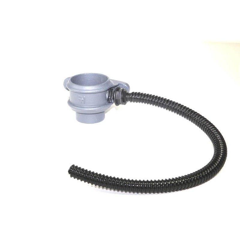 Cast Iron Round Downpipe Diverter Kit Right Hand - 65mm Primed