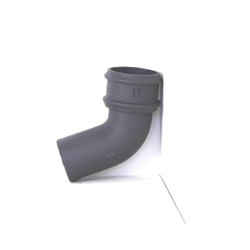 Cast Iron Round Downpipe Bend - 112.5 Degree x 75mm Primed