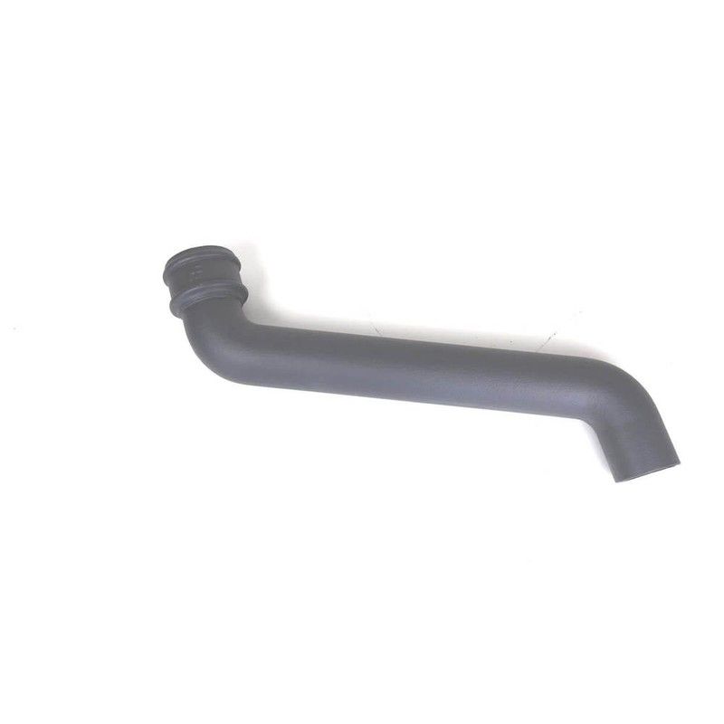 Cast Iron Round Downpipe Offset - 457mm Projection 75mm Primed